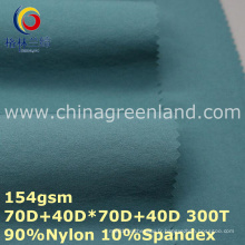 Tissu de Spandex bidirectionnel en nylon de sergé pour le vêtement de vêtements (GLLML256)